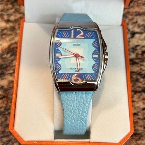 Activa Silver and Blue Smartwatch